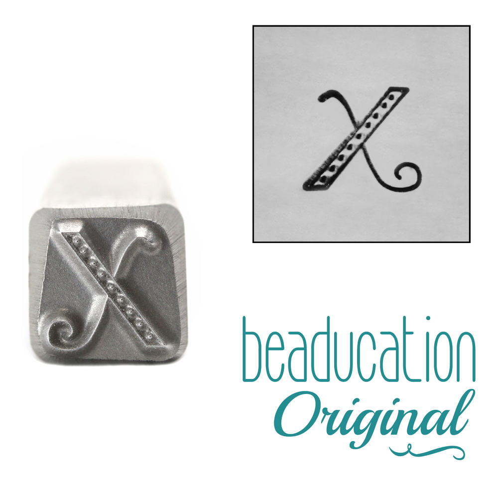 Metal Stamping Tools Kismet Letter "X" 7mm - Beaducation Original